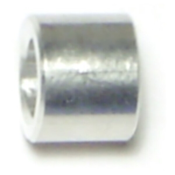 Midwest Fastener Round Spacer, #10 Screw Size, Aluminum, 1/4 in Overall Lg, 10 PK 65851 - main